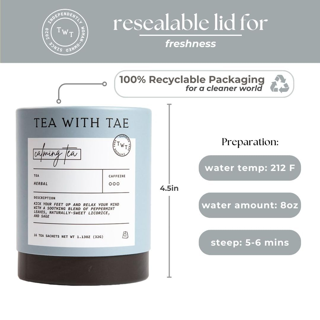 Tea with Tae - CALMING TEA 16 Sachets