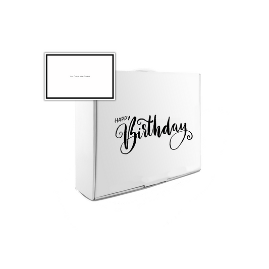 Birthday Box - Large White Corrugated