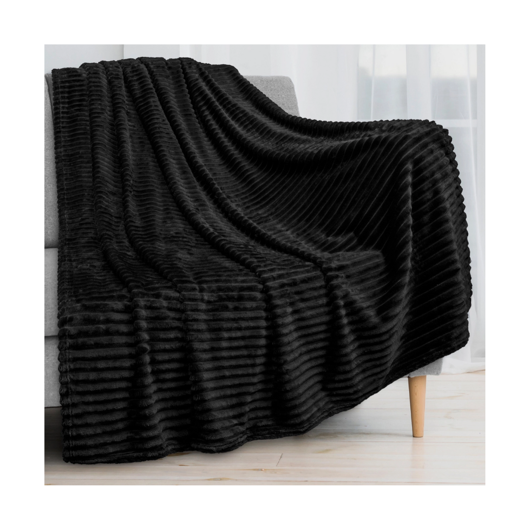 Textured Fleece Throw