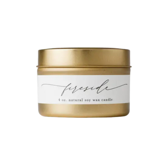 Fireside: Tin Soy Candle