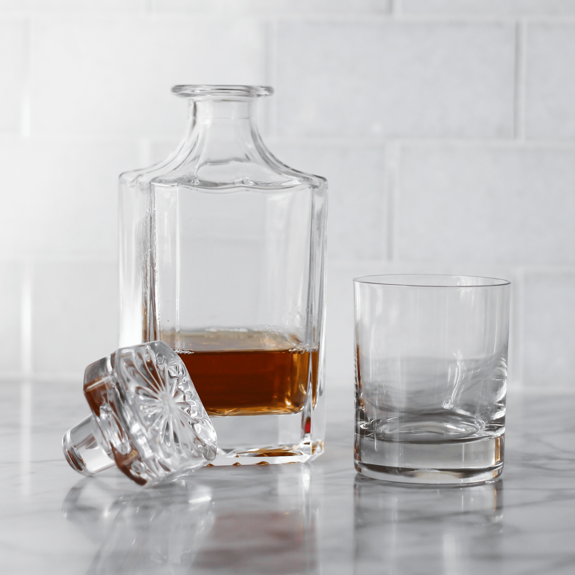 Old Tymes Crystal Whiskey Decanter - Shop BirdieBox